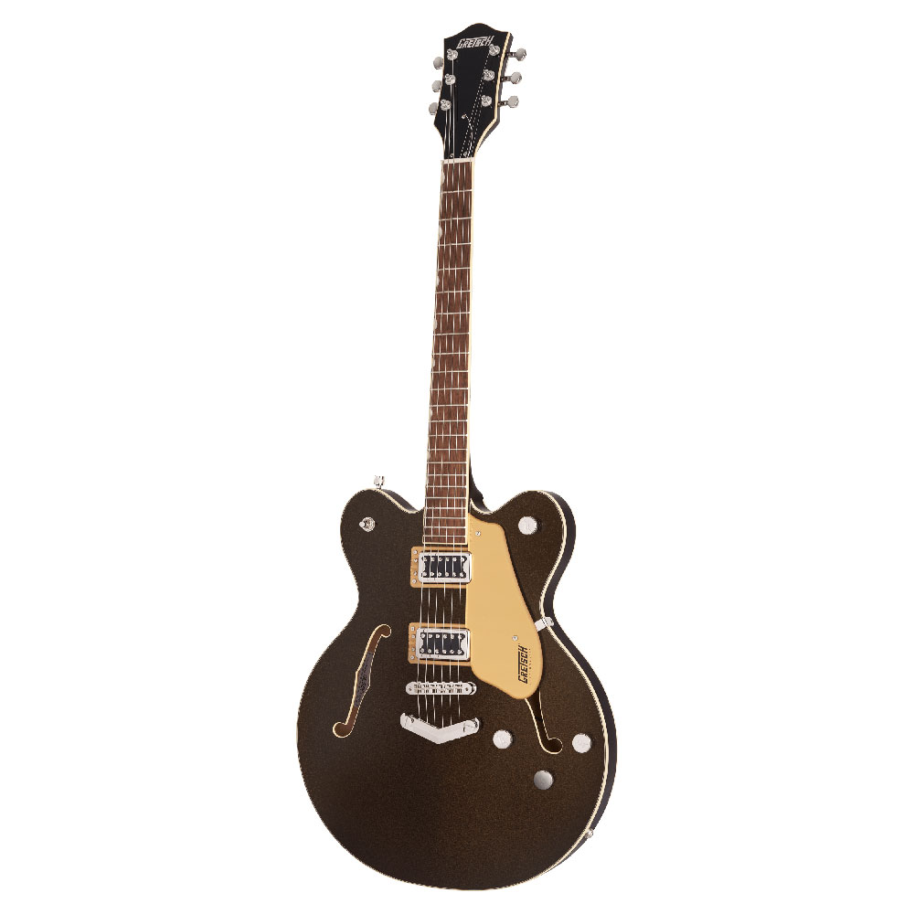 GRETSCH G5622 Electromatic Center Block Double-Cut with V-Stoptail Black Gold エレキギター 全体像