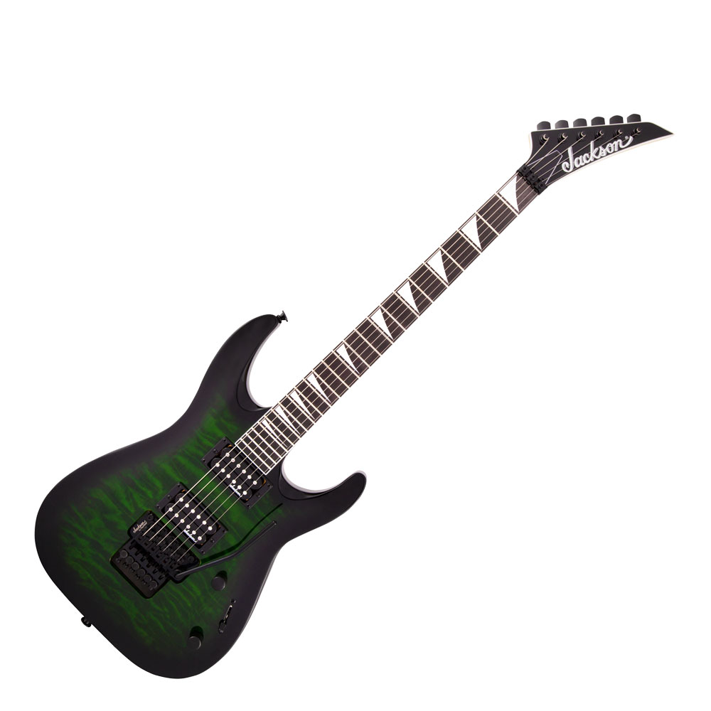 Jackson JS Series Dinky Arch Top JS32Q DKA Transparent Green Burst エレキギター