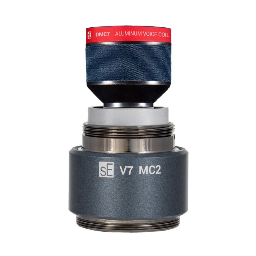 sE Electronics V7 MC2 ワイヤレスマイクヘッド 交換用カプセル カスタム開発された革新的なアルミニウムボイスコイル