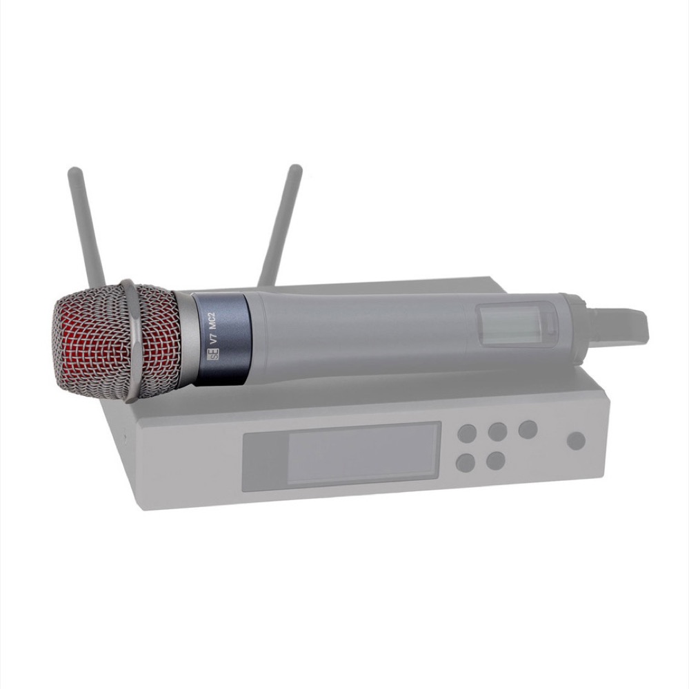 sE Electronics V7 MC2 ワイヤレスマイクヘッド 交換用カプセル V7 MC2 を使用するには、Sennheiser ハンドヘルドトランスミッターが必要です。