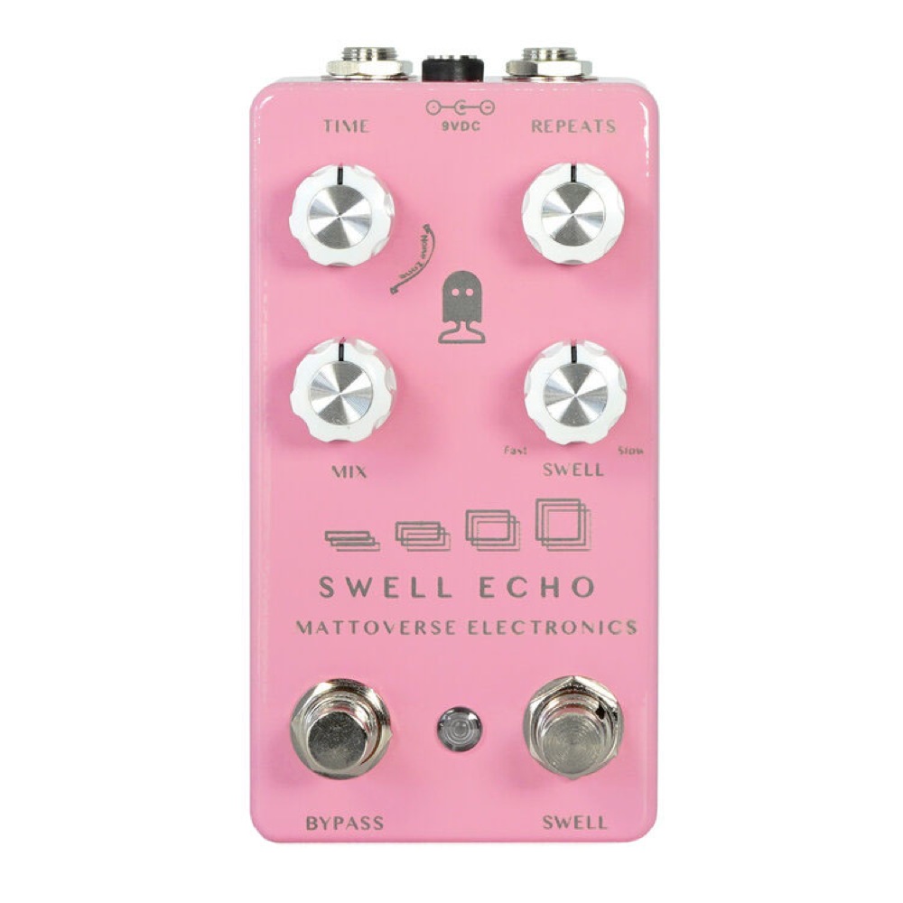 Mattoverse Electronics Swell Echo Laser Etched Pink ディレイ エフェクター