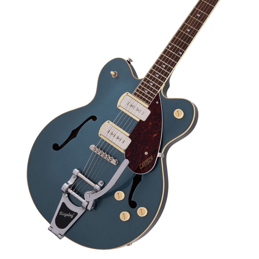 GRETSCH G2622T-P90 Streamliner Center Block Double-Cut P90 with Bigsby Gunmetal エレキギター ボディアップ画像