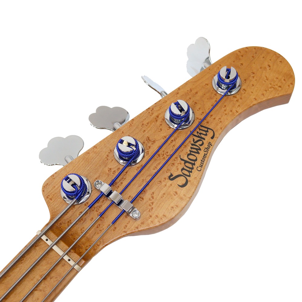 Sadowsky Custom Shop Standard J/J Bass 4-String Natural Transparent Satin エレキベース 詳細画像