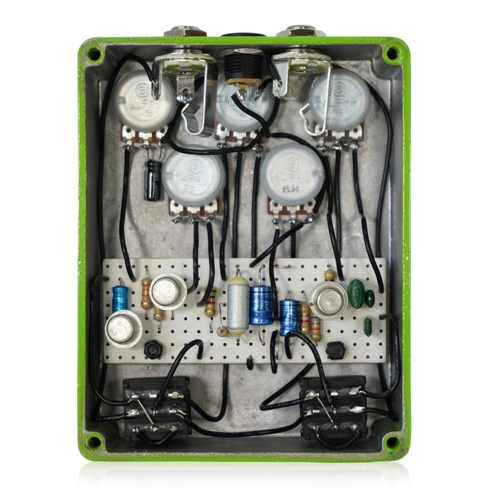 ARCANE ANALOG Facebender (Russian Transistors) ファズ ギターエフェクター 内部画像