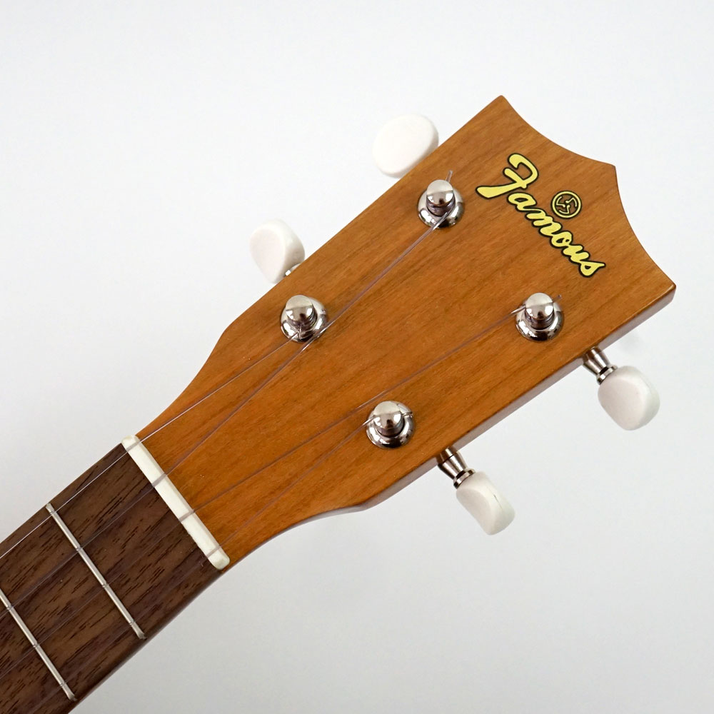 Famous FC-11G コンサートウクレレ ヘッドトップ