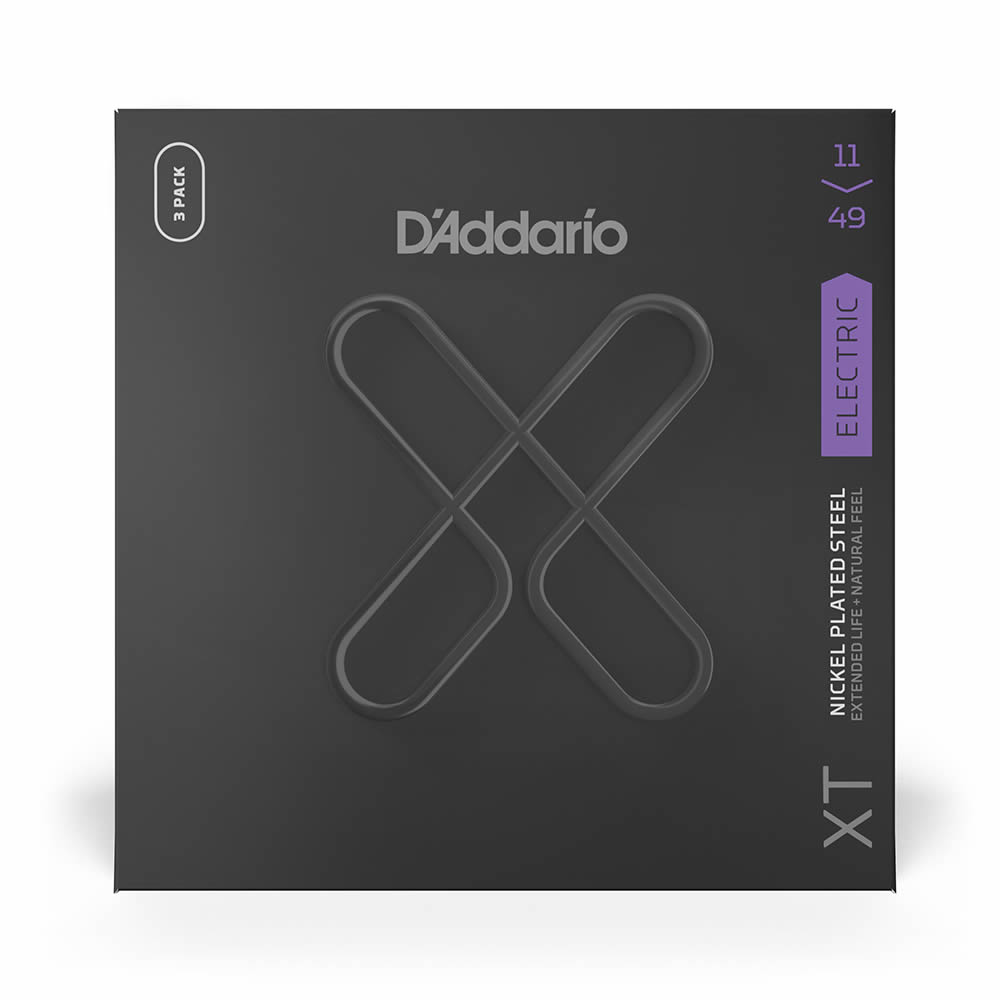 D’Addario XTE1149-3P XT Nickel Medium エレキギター弦 3セットパック