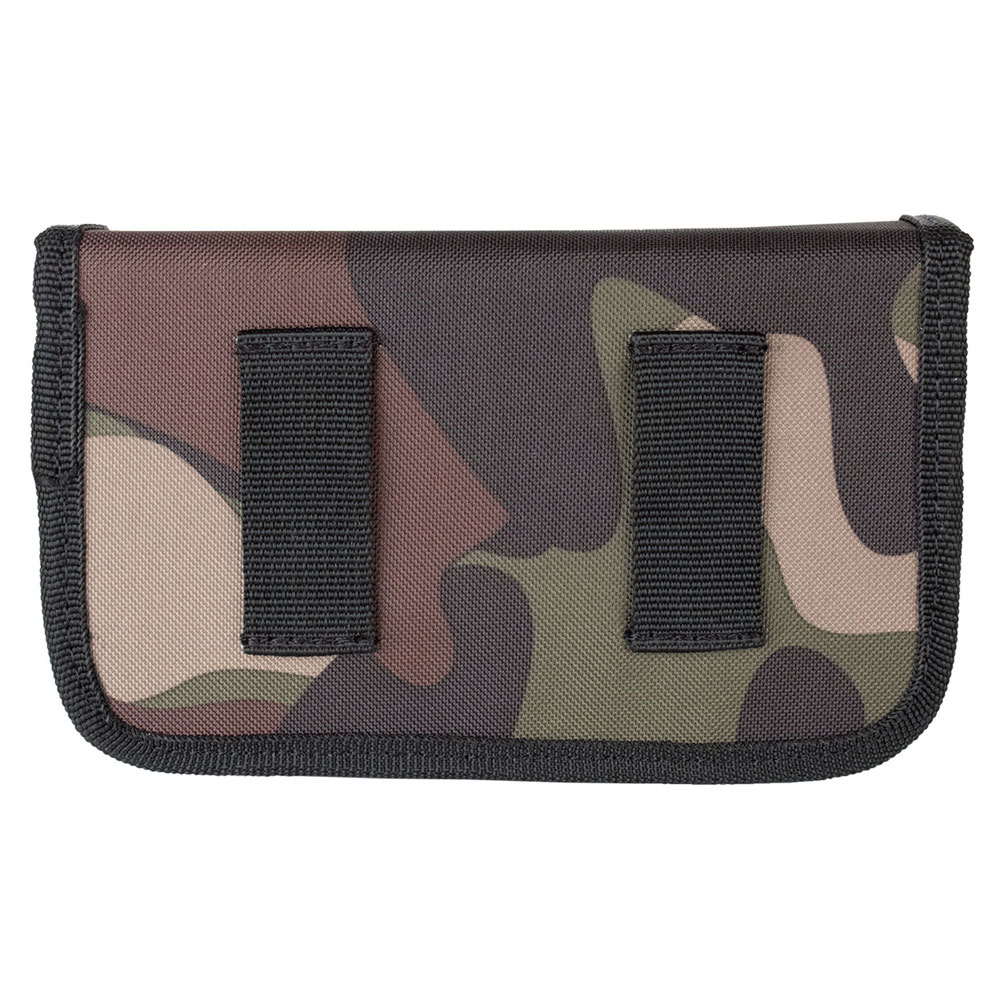 PROTEC A221CAMO カモフラージュ柄 トランペットマウスピース用ポーチ 4本用 背面