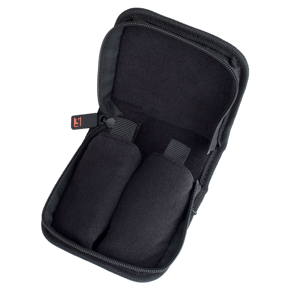 PROTEC A222CAMO カモフラージュ柄 トロンボーンマウスピース用ポーチ 2本用 ポーチ内部