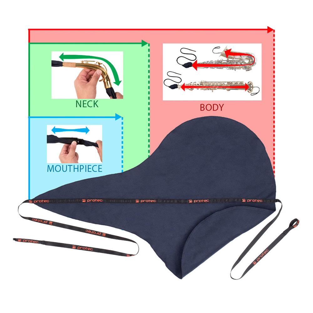 PROTEC A127 スワブ アルトサックス用 ソプラノサックス用 使用例