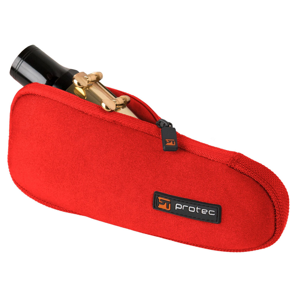 PROTEC N277RX レッド バリトンサックスマウスピース用ポーチ 使用例