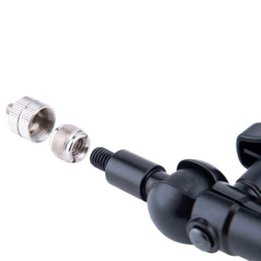 HERCULES DG107B マイク・カメラ用 アームスタンド ホルダー部分アップ画像