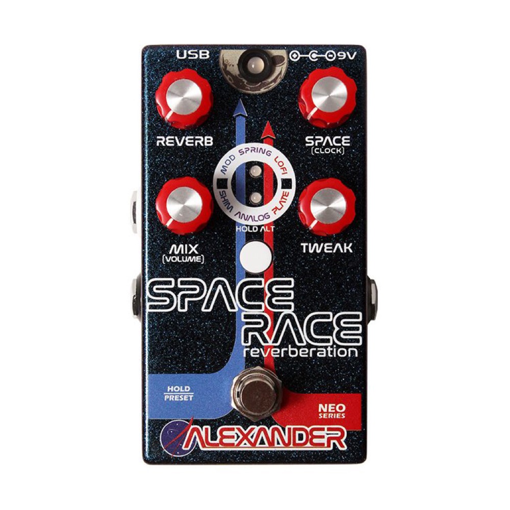 Alexander Pedals Space Race リバーブ ギターエフェクター