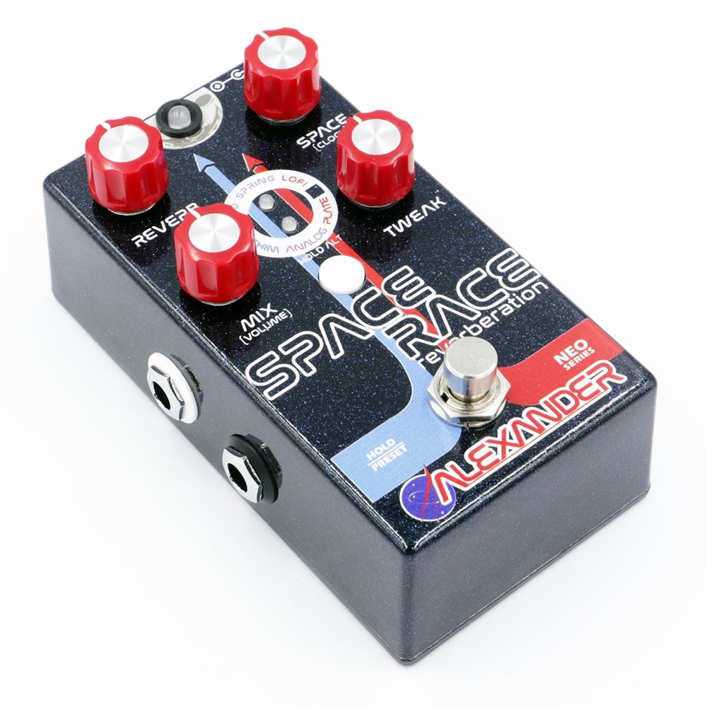 Alexander Pedals Space Race リバーブ ギターエフェクター 1台で6つのエフェクト・モードを搭載