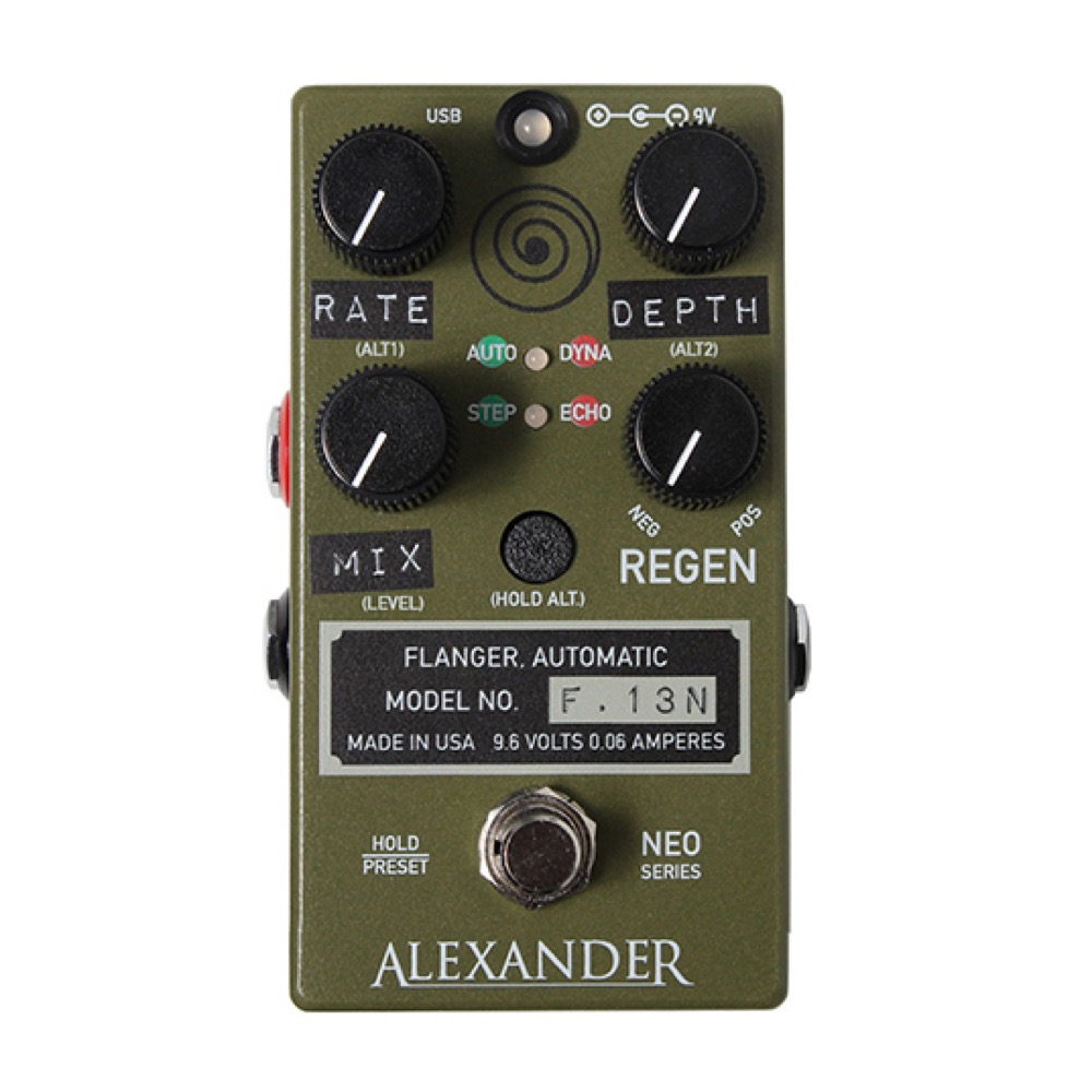 Alexander Pedals F-13 Neo Flanger フランジャー ギターエフェクター