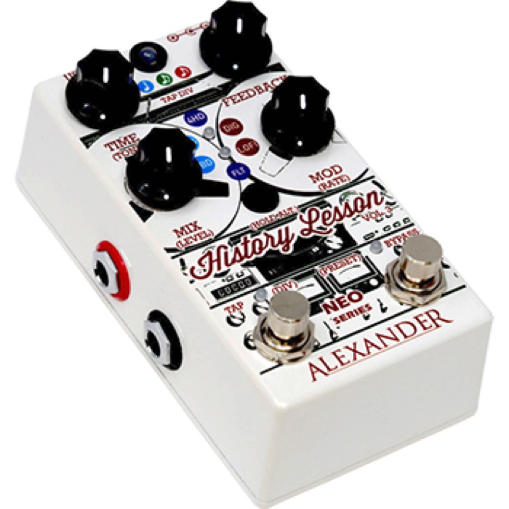 Alexander Pedals History Lesson Volume 3 ディレイ ギターエフェクター 1台で6つのエフェクト・モードを搭載