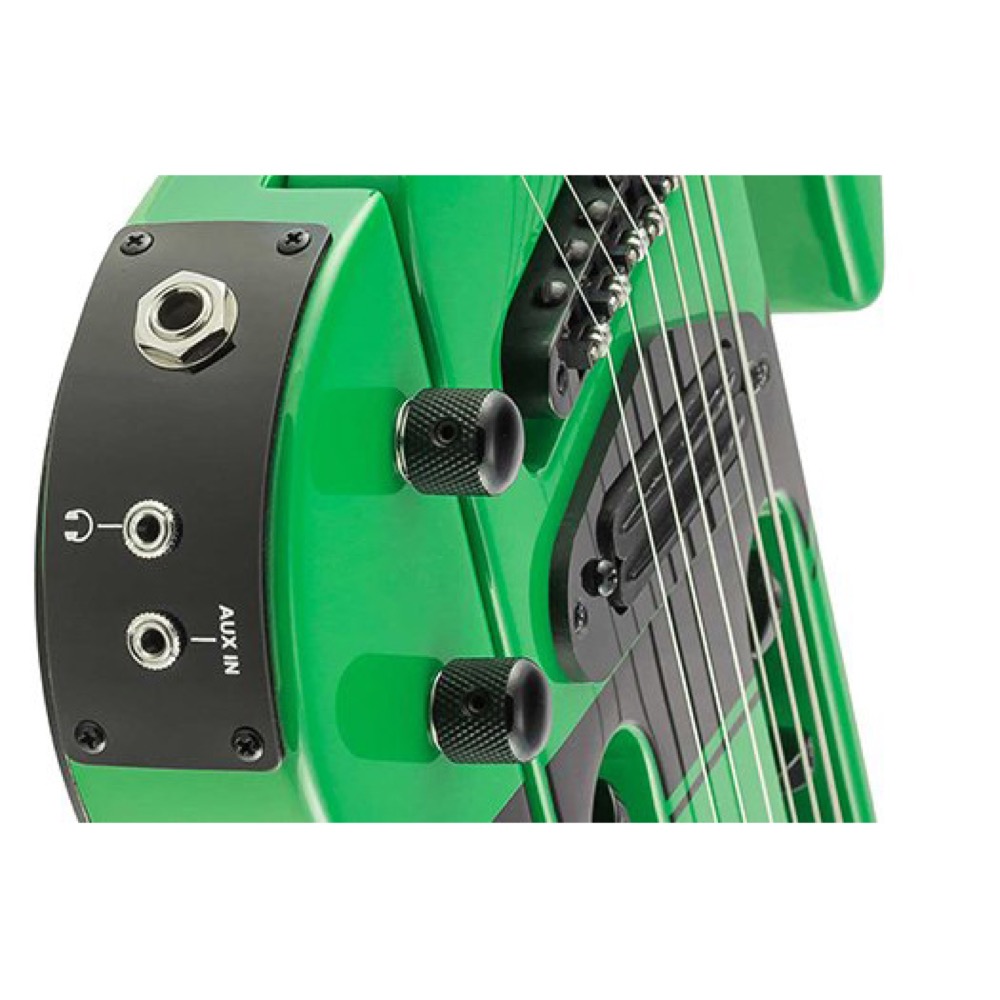 TRAVELER GUITAR Speedster Deluxe Daytona Green トラベルギター アウトプット部分