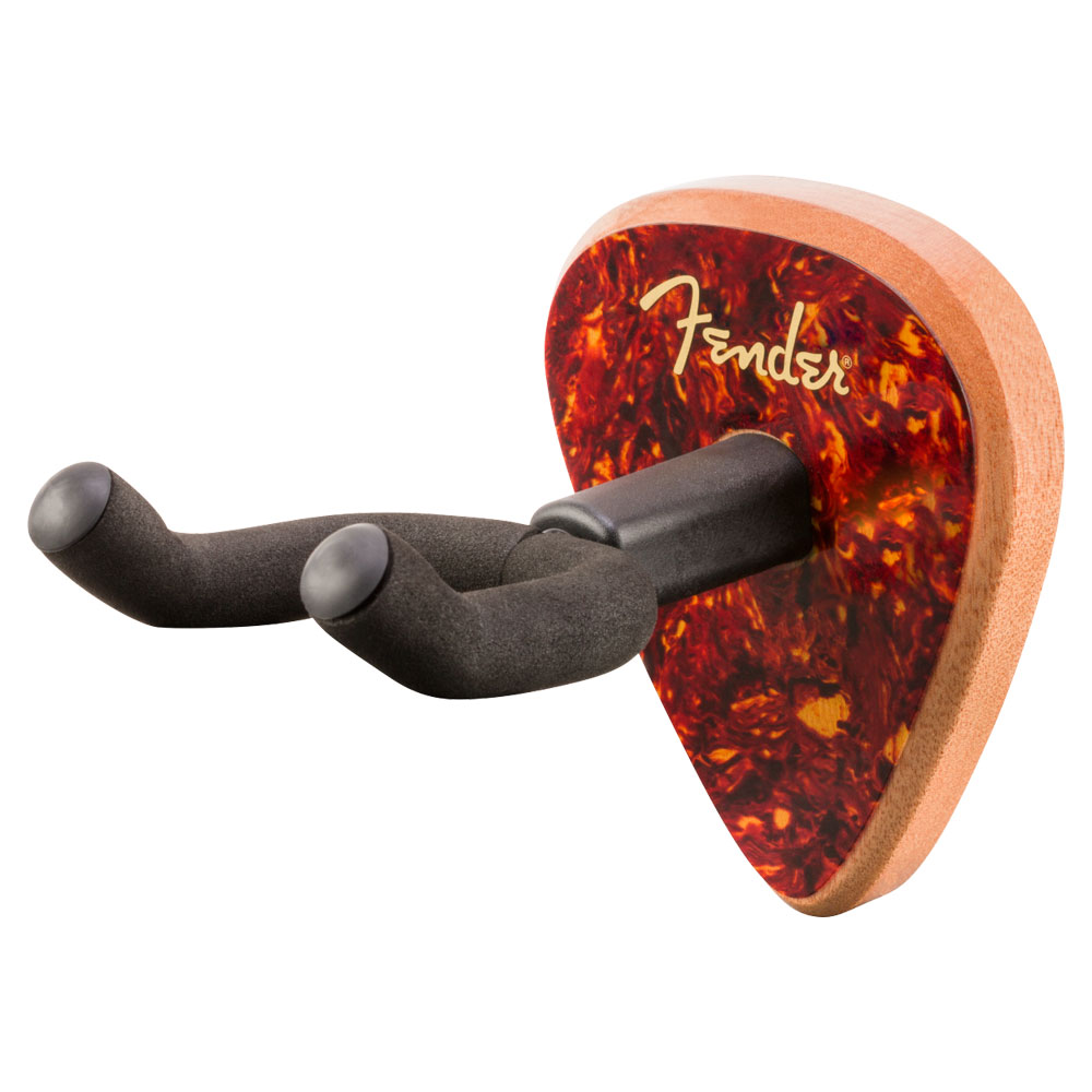 Fender 351 Wall Hanger Tortoiseshell(べっこう柄) Mahogany ギターハンガー 全体像