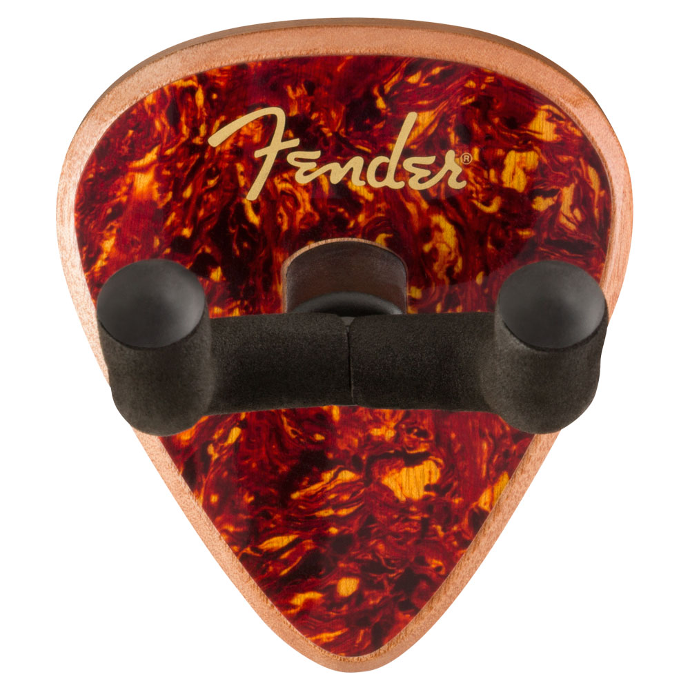 Fender 351 Wall Hanger Tortoiseshell(べっこう柄) Mahogany ギターハンガー 全体像
