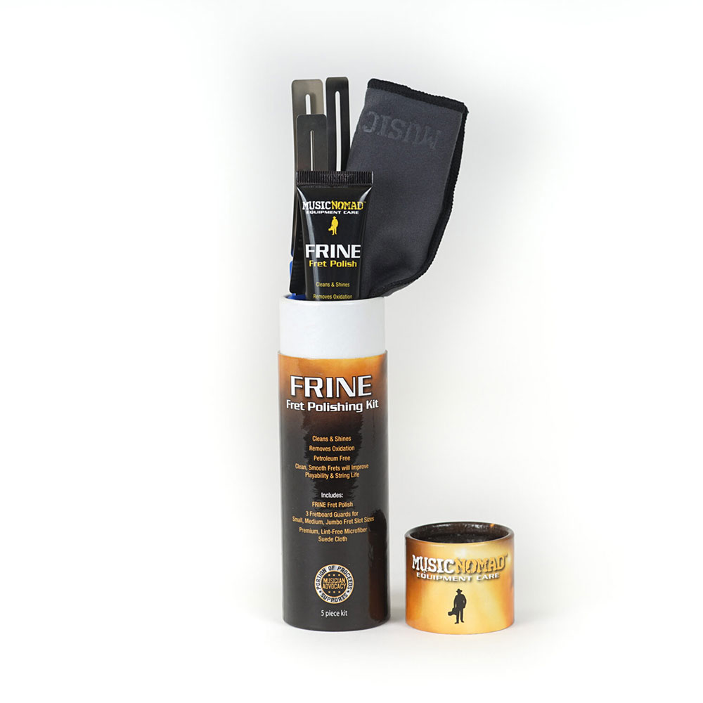 MUSIC NOMAD MN144 フレットボードケアセット ミュージックノマド 箱の内容 クロス フレットボードガード ポリッシュ