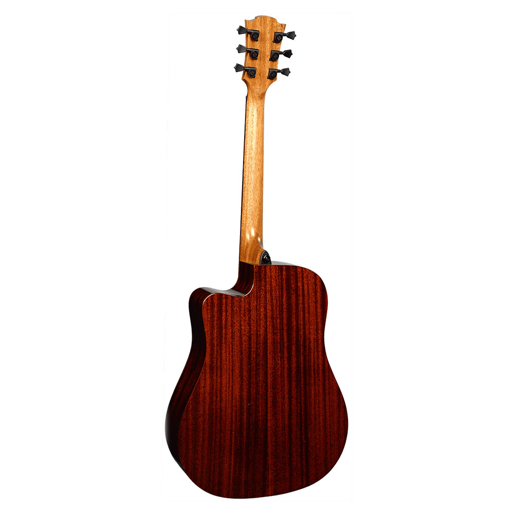 LAG GUITARS T118DCE エレクトリックアコースティックギター ボディバック画像