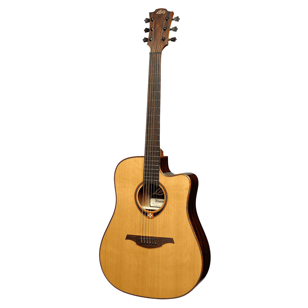 LAG GUITARS T118DCE エレクトリックアコースティックギター ボディトップ全体画像
