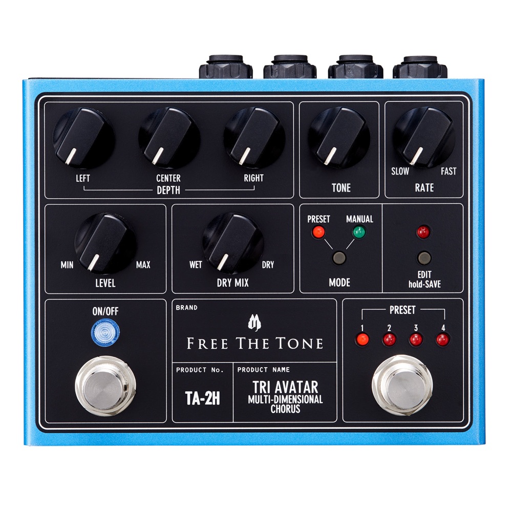 Free The Tone TA-2H TRI AVATAR MULTI-DIMENSIONAL CHORUS コーラス ギターエフェクター の画像