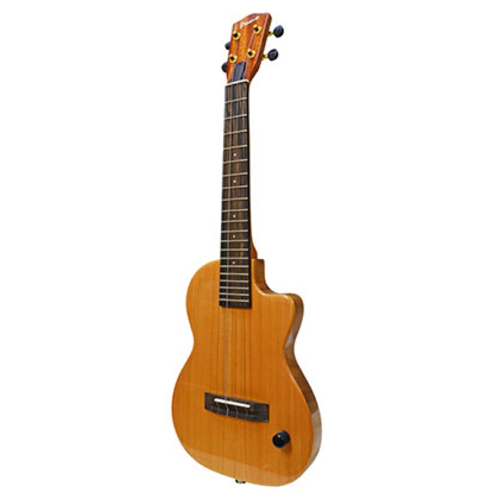 PONO TE-C DELUX Tenor Cedar Top エレクトリックテナーウクレレ 全体の画像