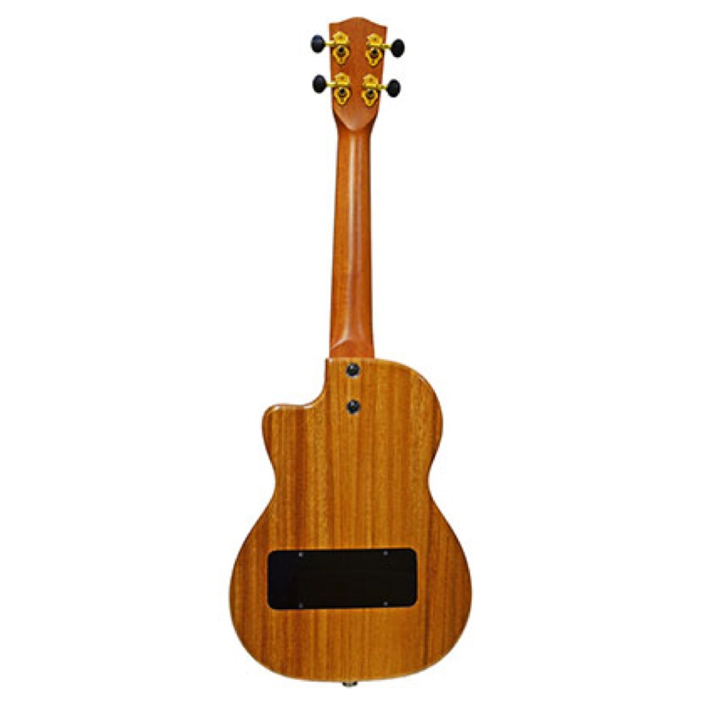 PONO TE-C DELUX Tenor Cedar Top エレクトリックテナーウクレレ 全体の画像