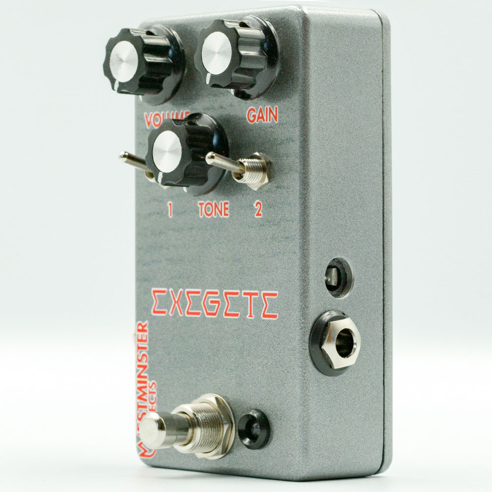 Westminster Effects WE-EXG Exegete オーバードライブ ディストーション ギターエフェクター 入出力端子部画像