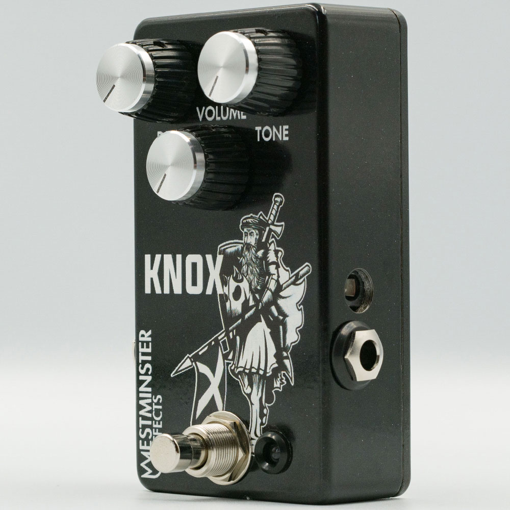 Westminster Effects WE-KNOX Knox V2 ディストーション ギターエフェクター 入出力端子部画像