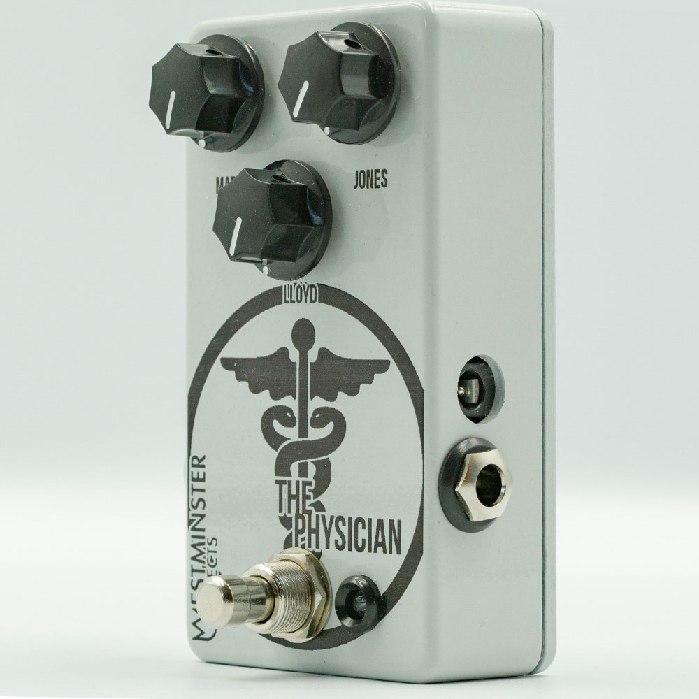 Westminster Effects WE-PHYS The Physician オーバードライブ ギターエフェクター 入出力端子部画像