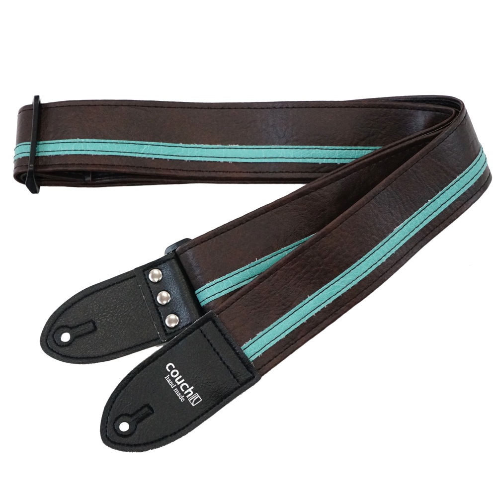 Couch Racer X Brown / Blue ギターストラップ