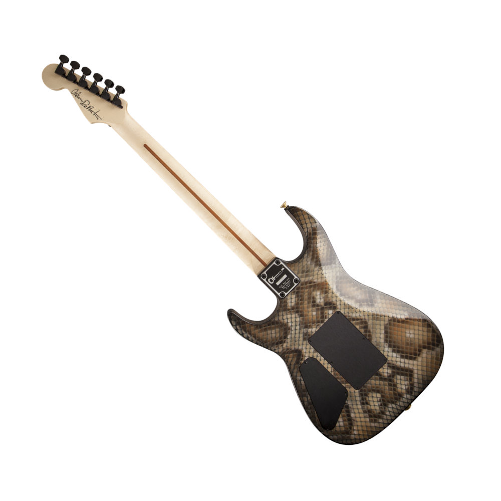 Charvel Warren DeMartini USA Signature Snake Snakeskin エレキギター 背面