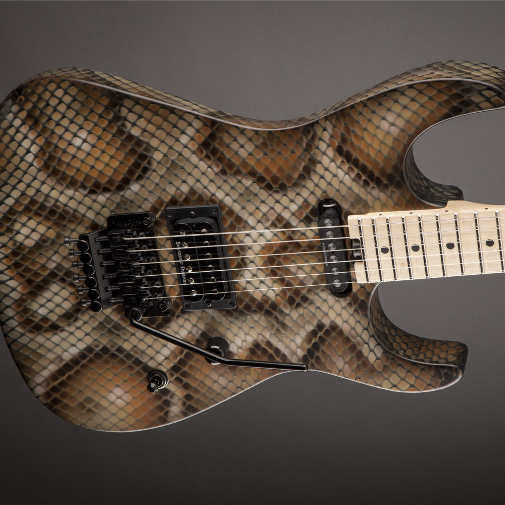 Charvel Warren DeMartini USA Signature Snake Snakeskin エレキギター ボディ