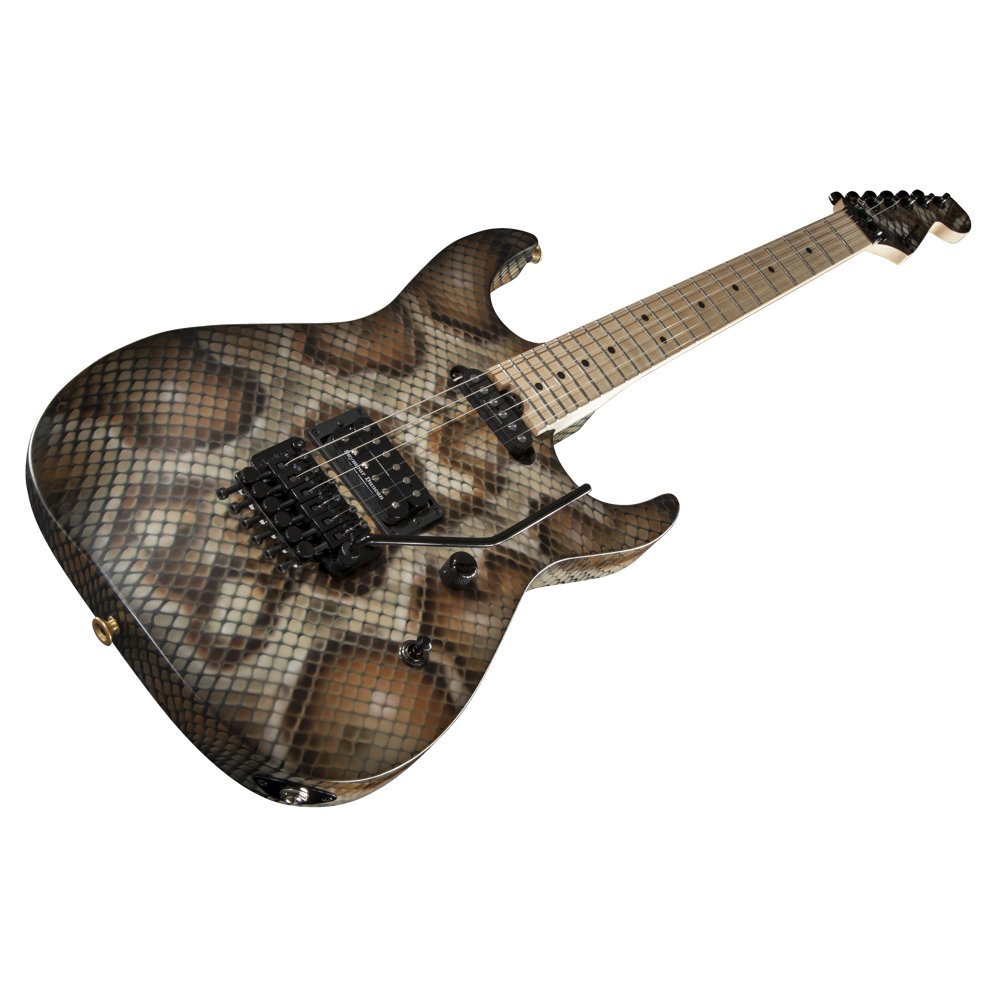 Charvel Warren DeMartini USA Signature Snake Snakeskin エレキギター 全体像