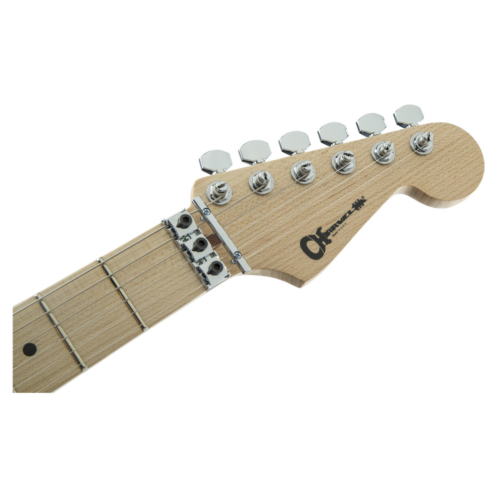 Charvel Warren DeMartini USA Signature Frenchie Gloss Black with Frenchie Graphic エレキギター ヘッド