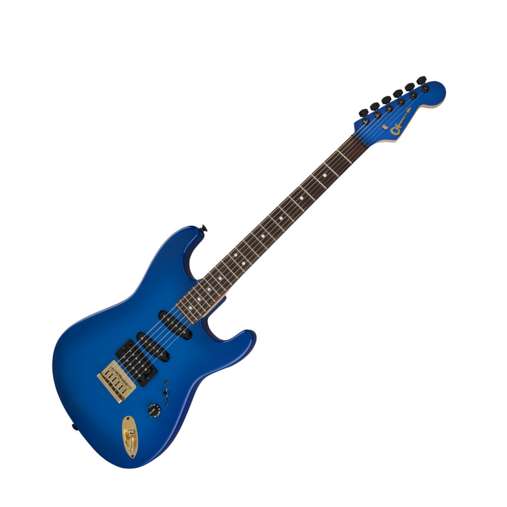 Charvel Jake E Lee USA Signature Blue Burst Blue Burst エレキギター 全体像