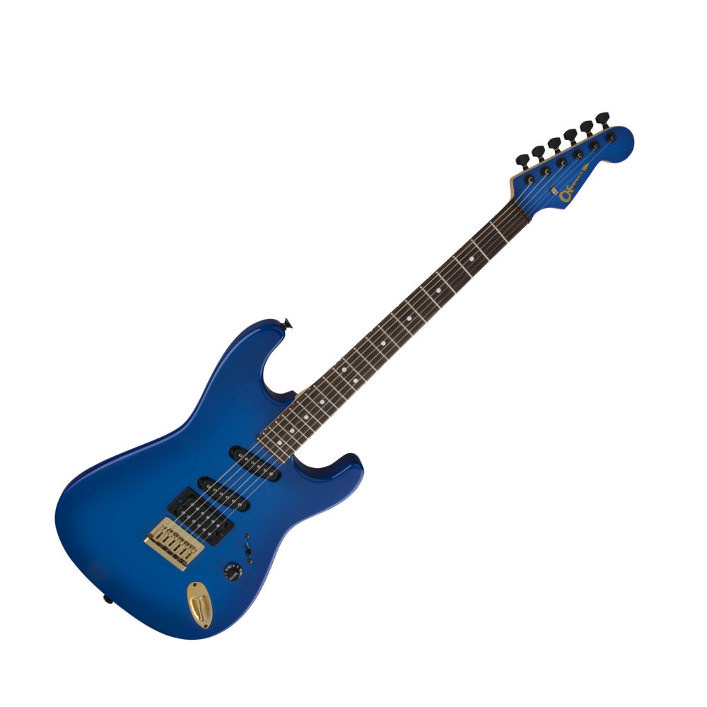 Charvel Jake E Lee USA Signature Blue Burst Blue Burst エレキギター 全体像