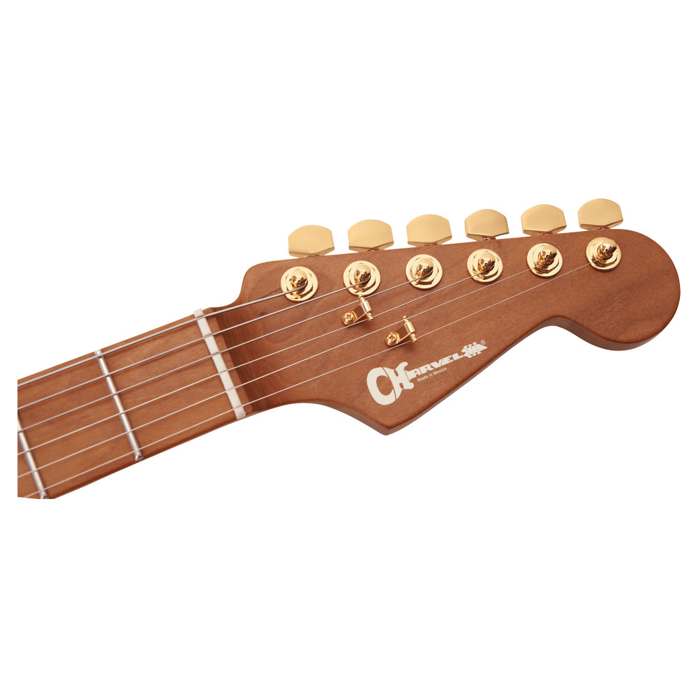 Charvel Pro-Mod DK24 HSH 2PT CM Mystic Blue エレキギター ヘッド表