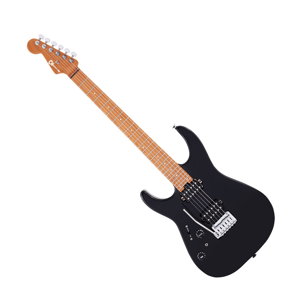 Charvel Pro-Mod DK24 HH 2PT CM LH Gloss Black エレキギター