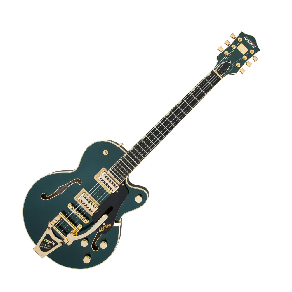 GRETSCH G6659TG Players Edition Broadkaster Jr. Center Block Single-Cut with String-Thru Bigsby Cadillac Green エレキギター