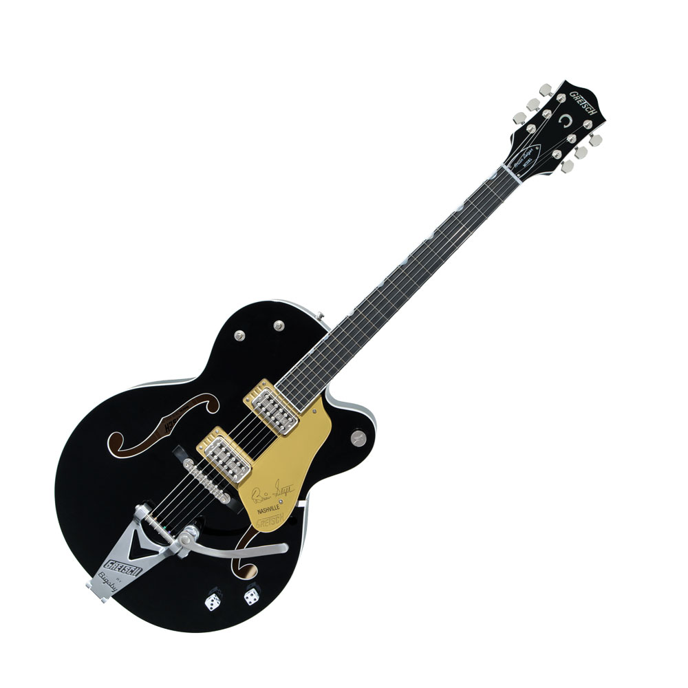 GRETSCH G6120T-BSNSH Brian Setzer Signature Nashville Hollow Body with Bigsby Black Lacquer エレキギター