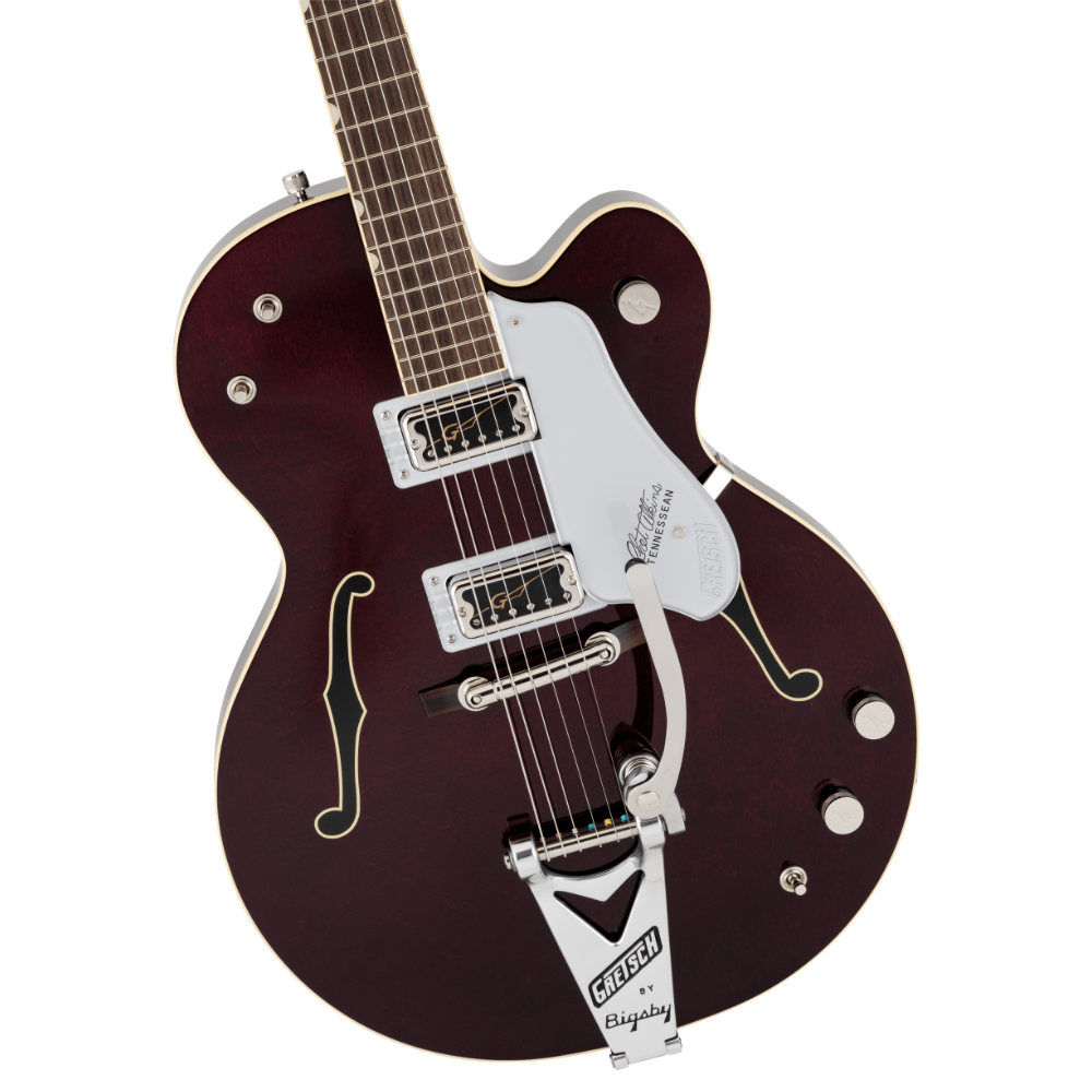 GRETSCH G6119T-62 Vintage Select Edition ’62 Tennessee Hollow Body with Bigsby Dark Cherry Stain エレキギター ボディ画像1