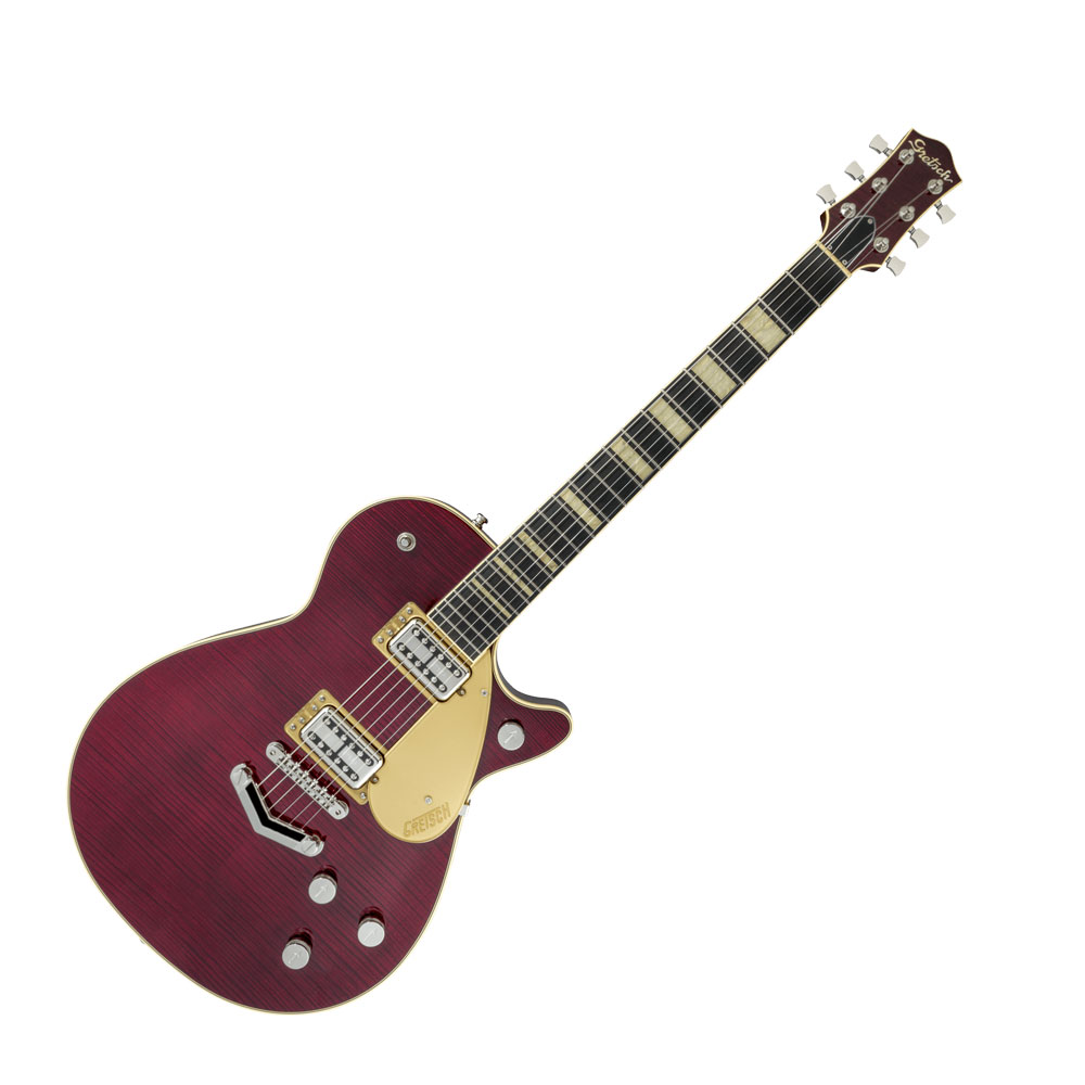 GRETSCH G6228FM Players Edition Jet BT with V-Stoptail Dark Cherry Stain エレキギター