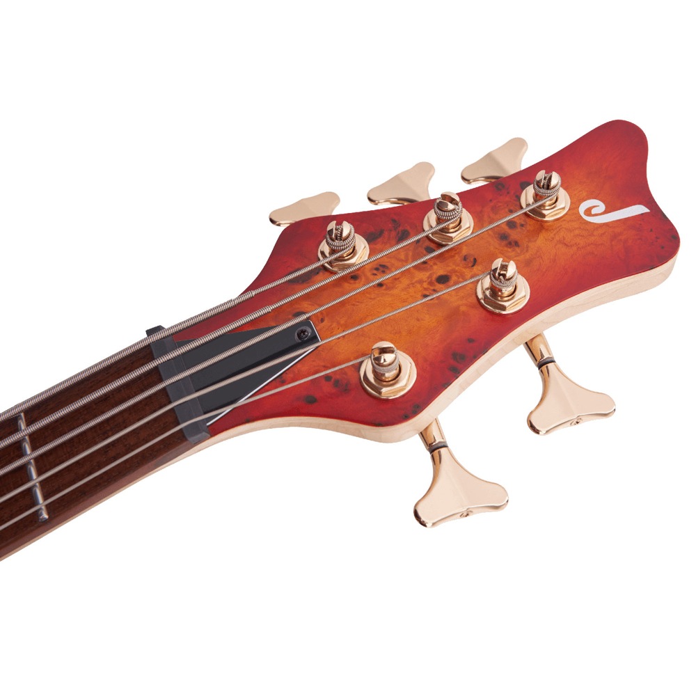 Jackson Pro Series Spectra Bass SBP V Transparent Cherry Burst 5弦 エレキベース ヘッドの画像