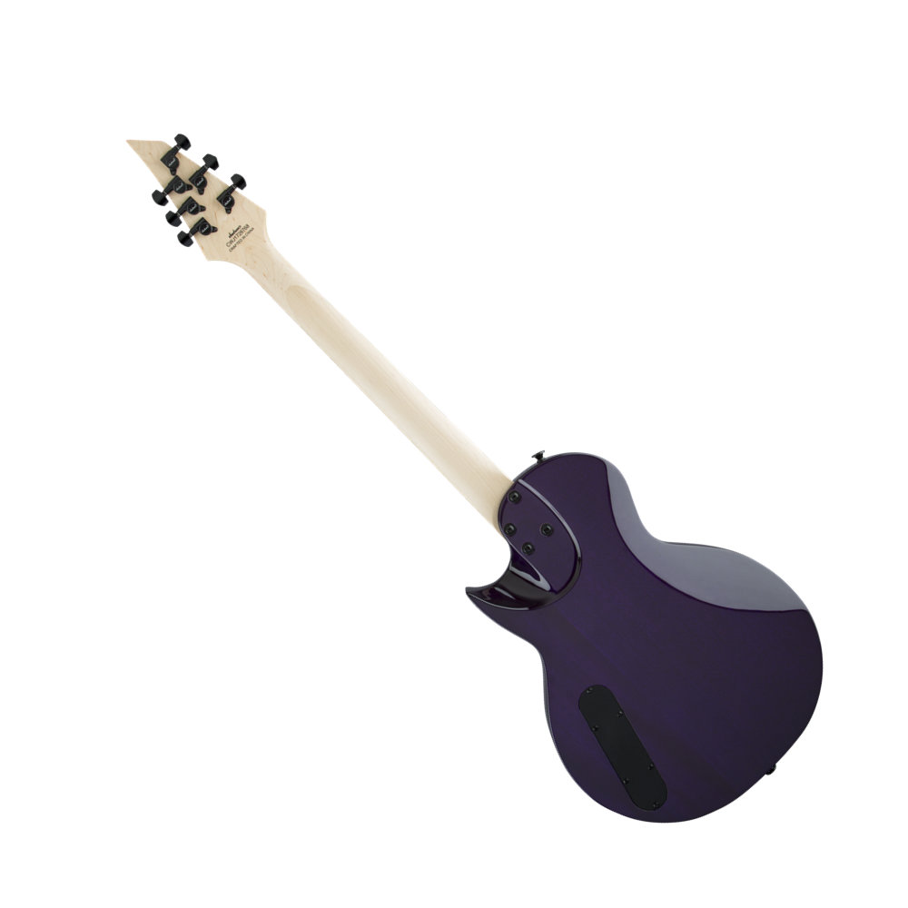 Jackson JS Series Monarkh SC JS22Q Transparent Purple Burst エレキギター 背面・全体像