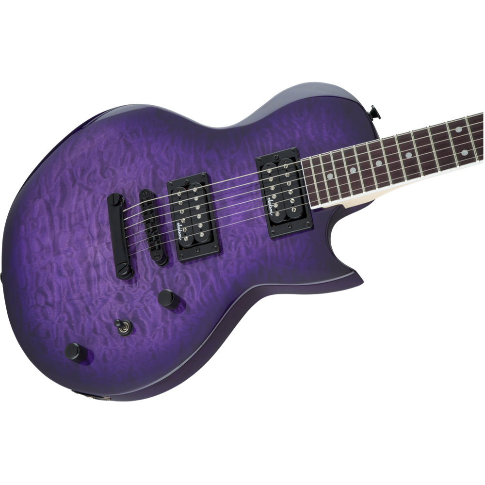 Jackson JS Series Monarkh SC JS22Q Transparent Purple Burst エレキギター ボディ