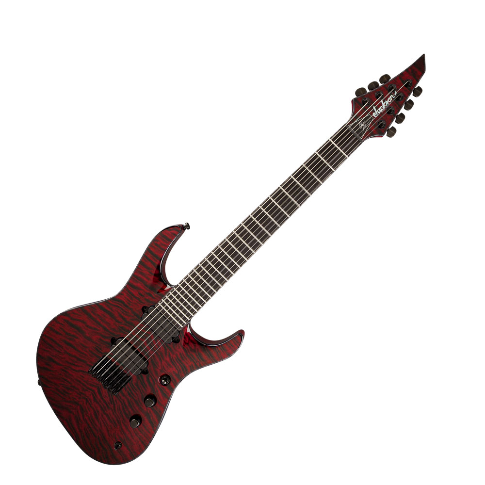 Jackson USA Signature Chris Broderick Soloist HT7 Transparent Red 7弦エレキギター