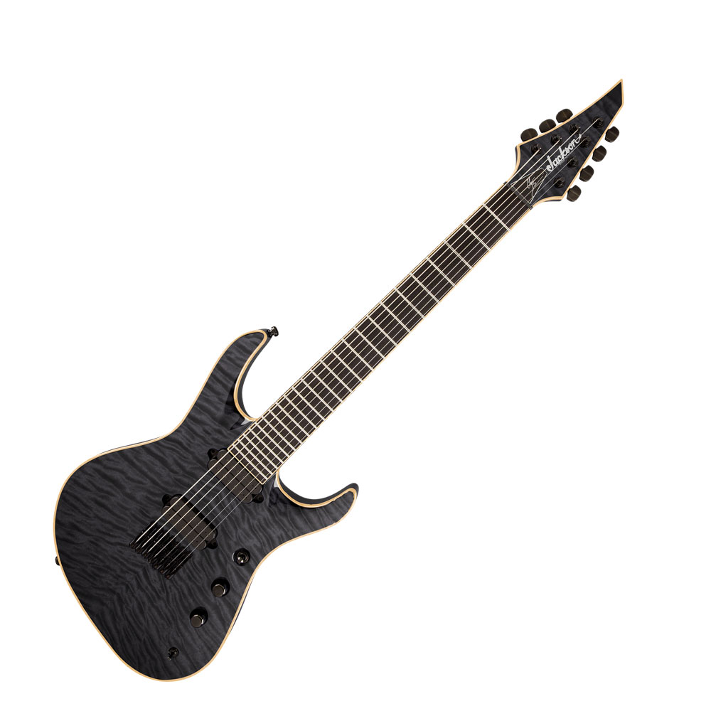 Jackson USA Signature Chris Broderick Soloist HT7 Transparent Black 7弦エレキギター