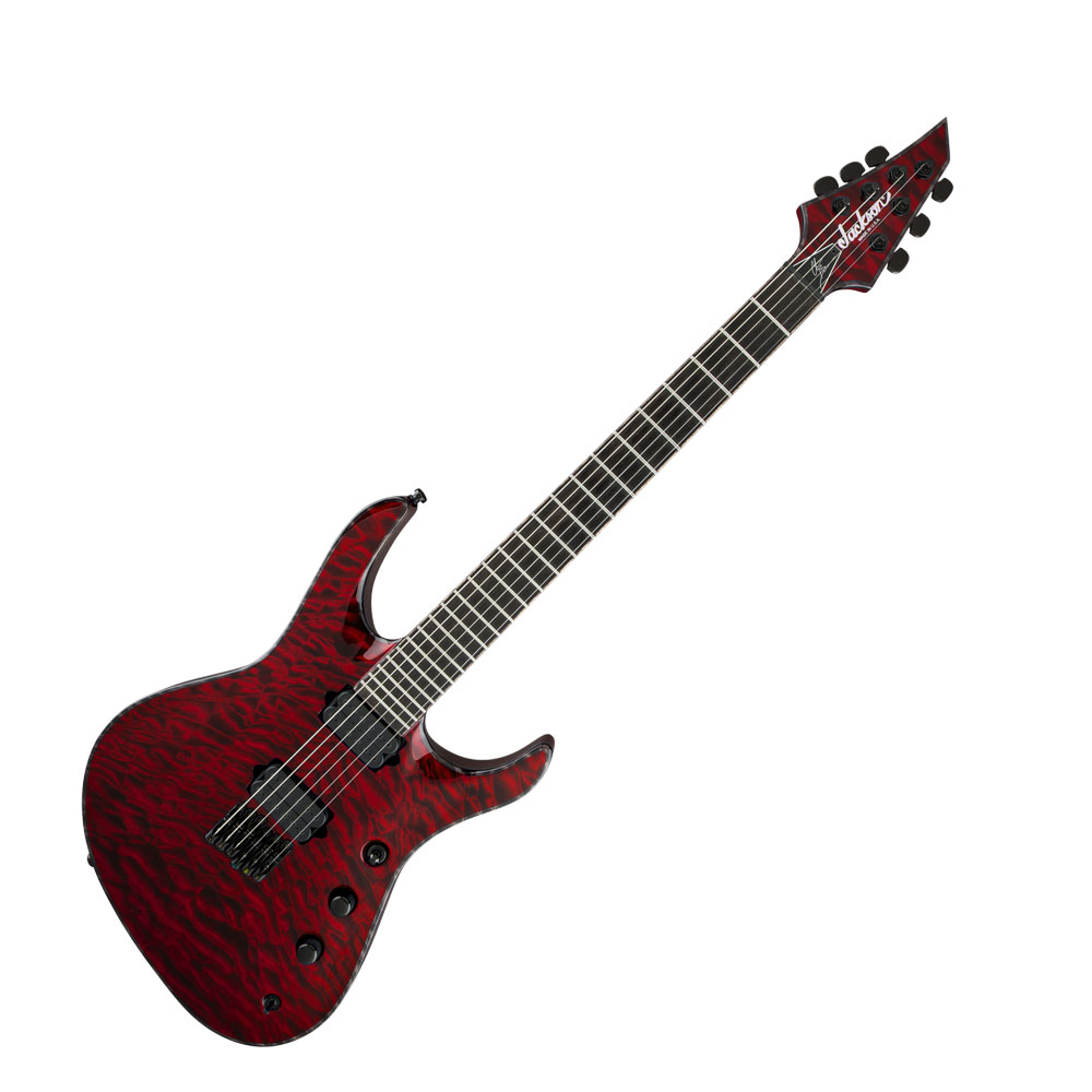 Jackson USA Signature Chris Broderick Soloist HT6 Transparent Red エレキギター